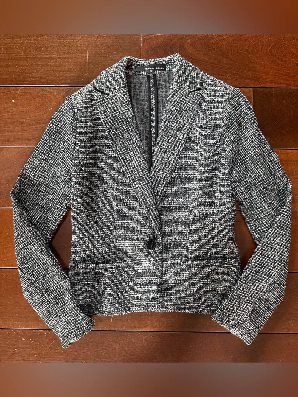 Amanda & Chelsea Black/White/Blue Blazer